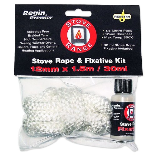 White stove rope door seal - stove,