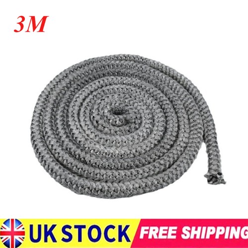 10mm black stove rope - 10mm, door