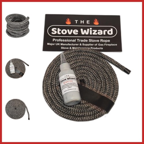 Stove rope seal kit 10mm - rope,